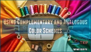using complementary and analogous color schemes