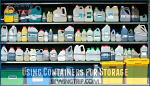using containers for storage