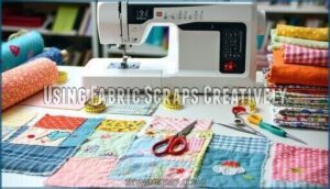 using fabric scraps creatively
