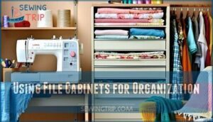 using file cabinets for organization