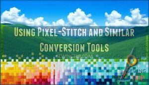 using pixel-stitch and similar conversion tools