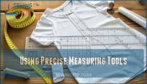 using precise measuring tools