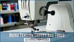 using tension gauges and tools
