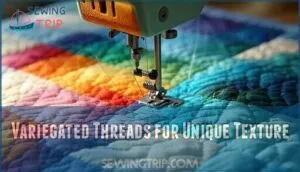 variegated threads for unique texture