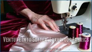 venture into softer, luxurious fabrics