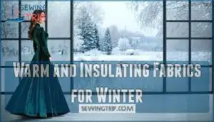 warm and insulating fabrics for winter