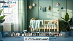 warm weather fabric choices