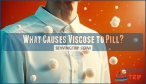 what causes viscose to pill