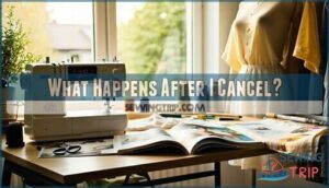 what happens after i cancel