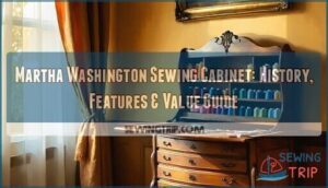 what is a martha washington sewing cabinet