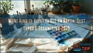 what kind of paint to use on rayon