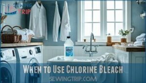when to use chlorine bleach