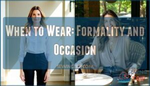 when to wear: formality and occasion