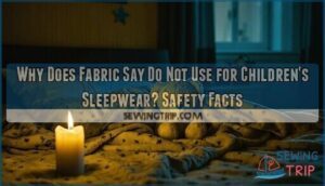 why does fabric say do not use for children s sleepwear