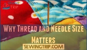 why thread and needle size matters
