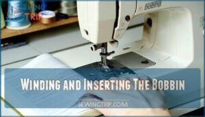 winding and inserting the bobbin