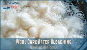 wool care after bleaching