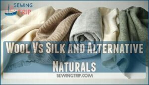 wool vs silk and alternative naturals