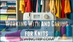 working with and caring for knits
