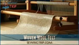 woven wool felt