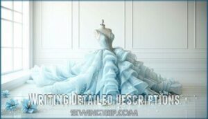 writing detailed descriptions