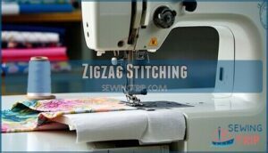 zigzag stitching