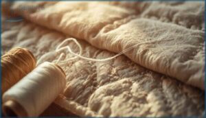 100% cotton thread (40wt–50wt) 100% cotton thread (40wt–50wt)