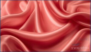 13. coral satin fabric for wedding 13. coral satin fabric for wedding