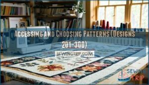 accessing and choosing patterns (designs 201–300)