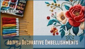 adding decorative embellishments