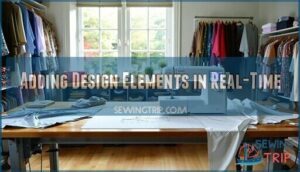 adding design elements in real-time