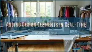 adding design elements in real-time