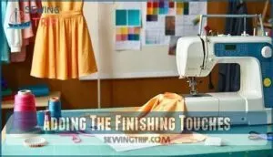 adding the finishing touches adding the finishing touches