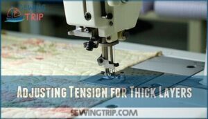adjusting tension for thick layers