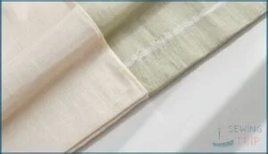 aligning and pinning fabric pieces