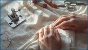 alternatives to backstitching with walking foot