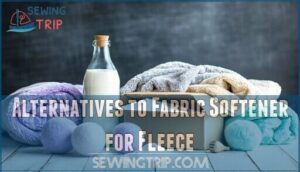alternatives to fabric softener for fleece