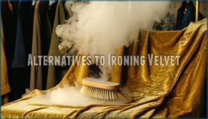 alternatives to ironing velvet