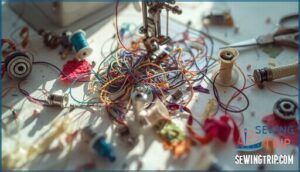 avoiding foreign bobbins