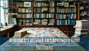 beginner-friendly and advanced quilt patterns