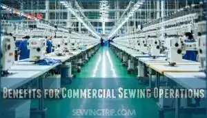 benefits for commercial sewing operations