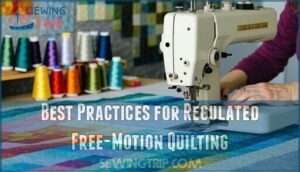 best practices for regulated free-motion quilting