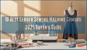 best serger sewing machine combination