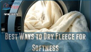 best ways to dry fleece for softness