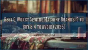 Best & Worst Sewing Machine Brands: 5 to Buy & 4 to Avoid (2025) 13 best worst sewing machine brands