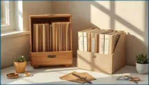 box storage and accordion file systems
