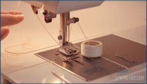 bringing up the bobbin thread
