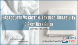broadcloth vs cotton broadcloth vs cotton