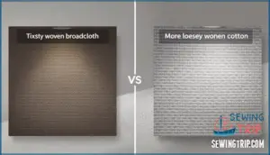 broadcloth vs cotton: differences in breathability and comfort