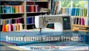 brother quilting machine strengths